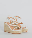 Summertime Chic Strappy Espadrille Wedges