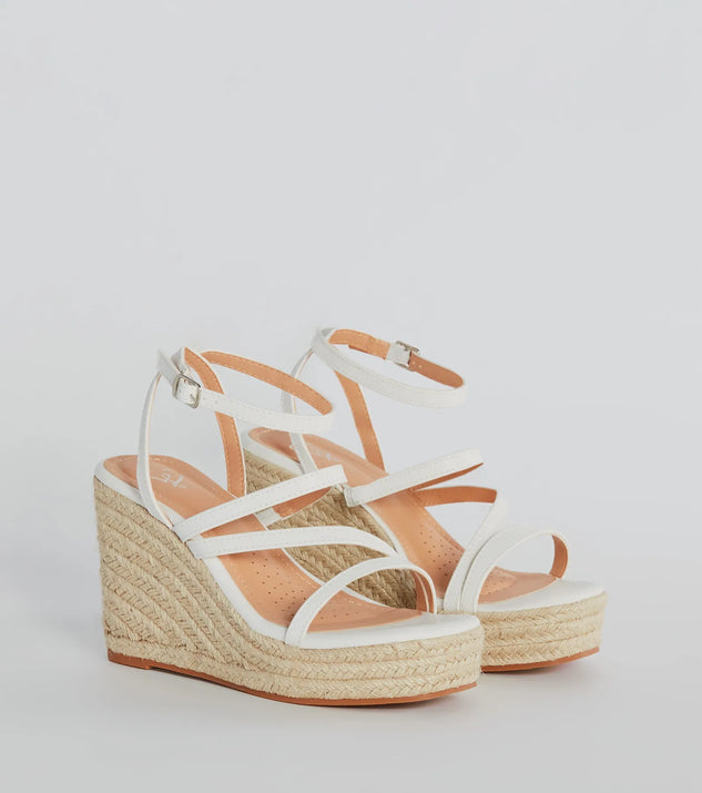 Chic espadrille wedges shop
