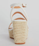 Summertime Chic Strappy Espadrille Wedges