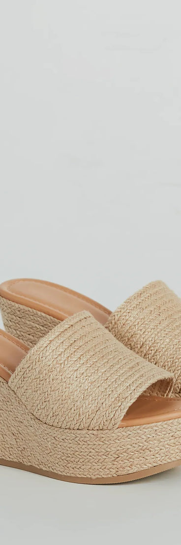 Sunshine Chic Espadrille Wedges