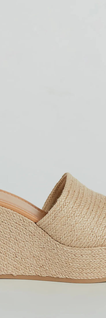 Sunshine Chic Espadrille Wedges