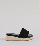A Perfect Day Puff Espadrille Wedge Sandals