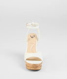 New Heights Cork Platform Wedges