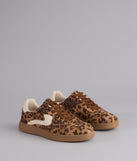 Wild Stride Suede Leopard Sneakers