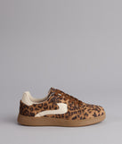 Wild Stride Suede Leopard Sneakers