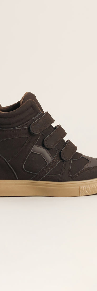 Next Level Velcro Wedge Sneakers