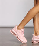 In The Clear Two Tone Chunky Sneakers