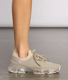 In the Clear Knit Sneakers