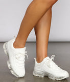 Casual Vibes Faux Leather Jelly Sneakers