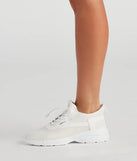 Casual Cool-Girl Vibes Knit Sneakers