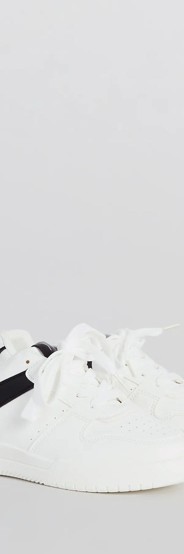 
Upgrade your style game for 2025 with the Too Cool Contrast Trim Faux Leather Sneakers in white, perfect for any fashion-forward wardrobe.