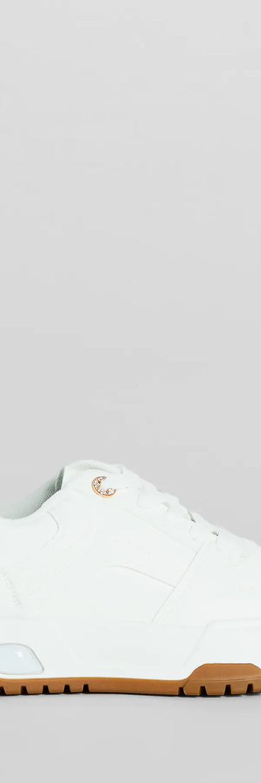 
Upgrade your style game for 2025 with the Feeling The Vibe Rhinestone Star Charm Platform Sneakers in white, perfect for any fashion-forward wardrobe.