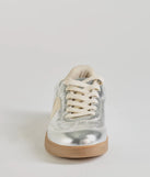 
Upgrade your style game for 2025 with the Pair To Perfection Metallic Lace-Up Sneakers in silver, perfect for any fashion-forward wardrobe.