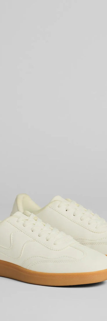 
Upgrade your style game for 2025 with the Chic Kicks Contrast Trim Sneakers in white, perfect for any fashion-forward wardrobe.