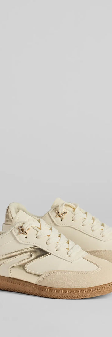 Sporty Chic Contrast Sneakers