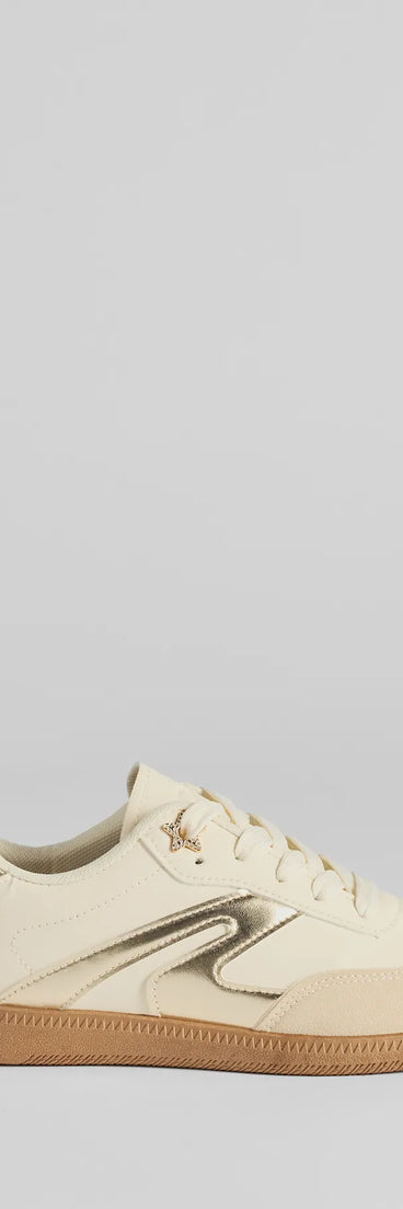 Sporty Chic Contrast Sneakers