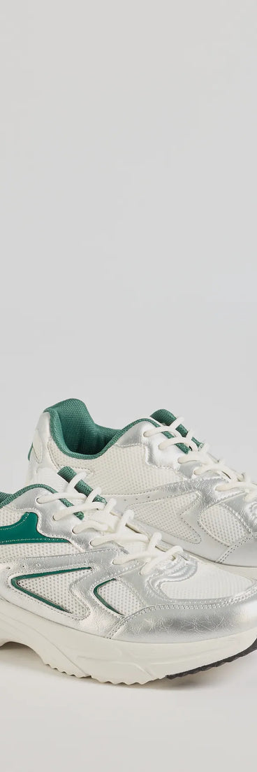 
Upgrade your style game for 2025 with the Sporty Trend Chunky Sneakers in green, perfect for any fashion-forward wardrobe.
