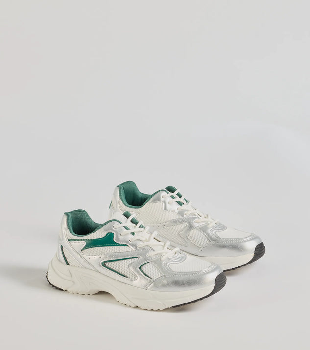 
Upgrade your style game for 2025 with the Sporty Trend Chunky Sneakers in green, perfect for any fashion-forward wardrobe.