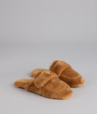 Lounge Edit Fuzzy Mule Slippers
