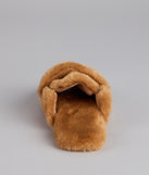 Lounge Edit Fuzzy Mule Slippers