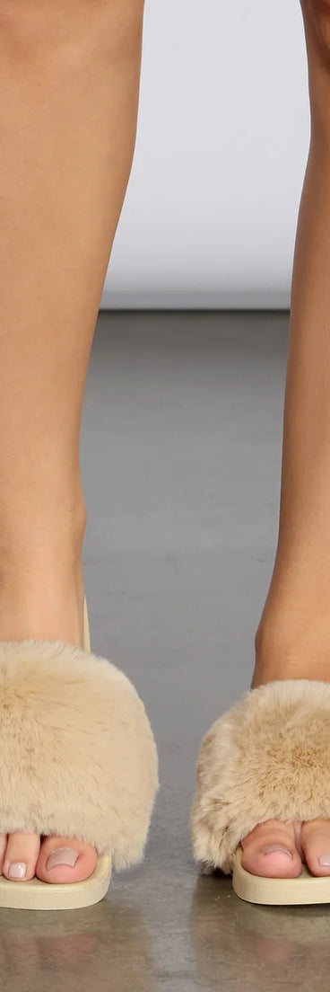 Fur Babe Rhinestone Slides