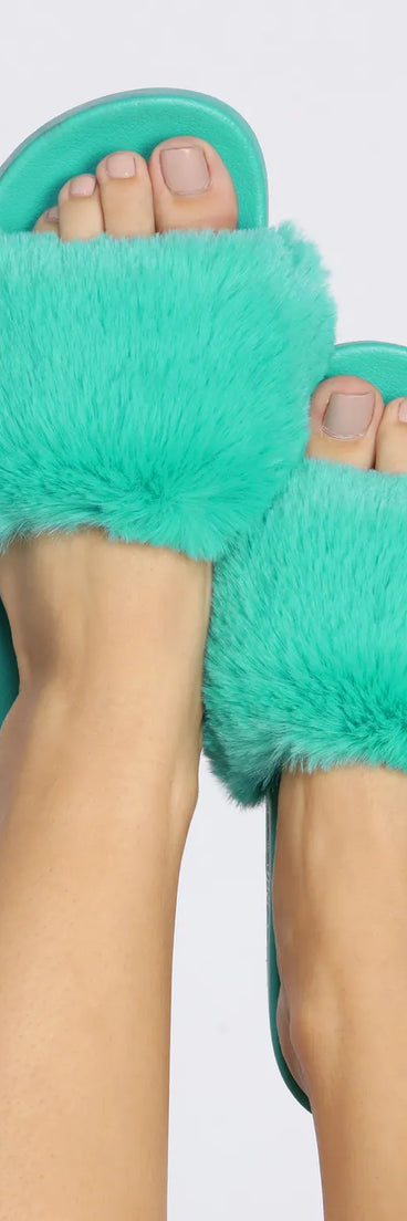 Fur Babe Rhinestone Slides