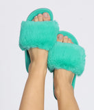 Fur Babe Rhinestone Slides
