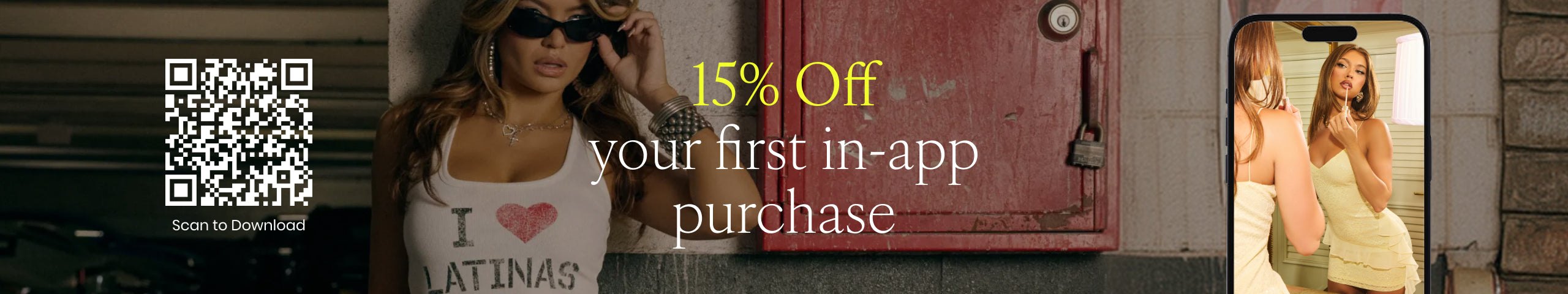 Get 15% off your first in-app purchase when you download the Windsor app—shop graphic tees, hoco dresses, heels, and more!