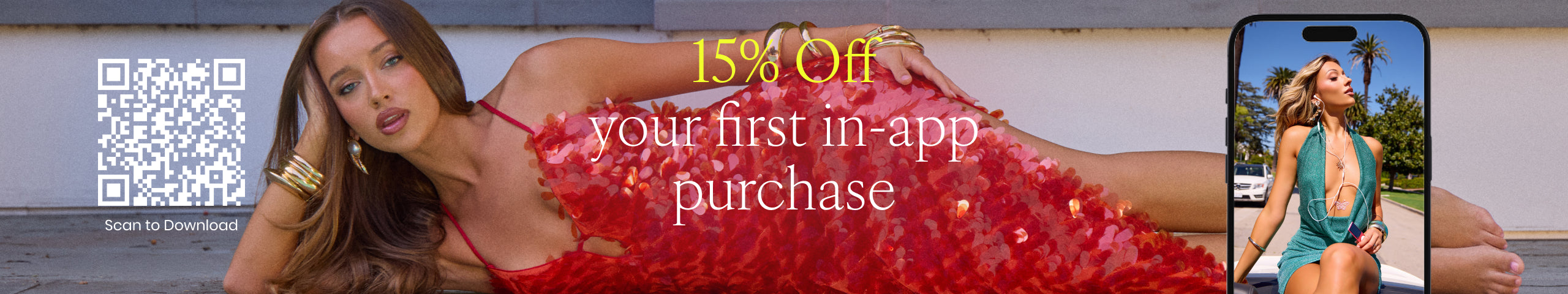 Get 15% off your first in-app purchase and download the Windsor app and shop trendy dresses, going out tops, capris, and accessories.