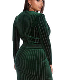 Plus Cassie Velvet Wrap Dress