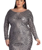 Plus Elysse Steal The Show Sequin Dress