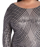 Plus Elysse Steal The Show Sequin Dress