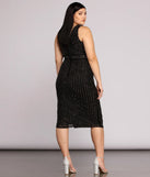 Plus Arielle Heat Stone Midi Dress