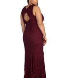 Plus Nicki Formal Glitter Dress