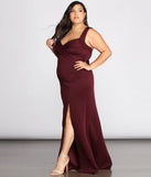 Plus Kyla Formal Bandage Dress