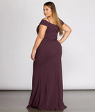 Plus Aurora Formal High Slit Mermaid Dress