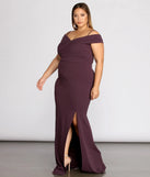 Plus Aurora Formal High Slit Mermaid Dress