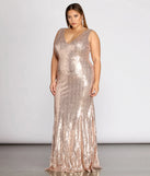 Plus Harmony Sparkling Sequin Dress