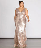 Plus Harmony Sparkling Sequin Dress