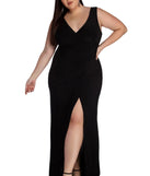 Plus Karla Formal Wrap Dress