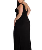 Plus Karla Formal Wrap Dress