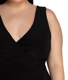 Plus Karla Formal Wrap Dress