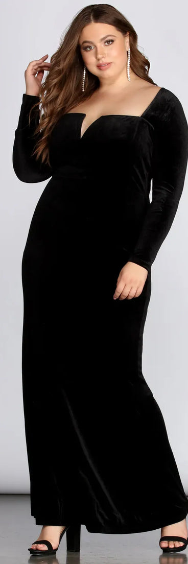 Kelly Formal Velvet Affair Dress