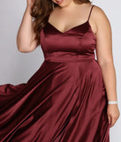 Daria Formal High Slit Satin Dress