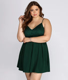 Plus Lace Appeal Skater Dress