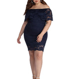 Plus Lace Appeal Midi Dress