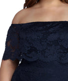 Plus Lace Appeal Midi Dress