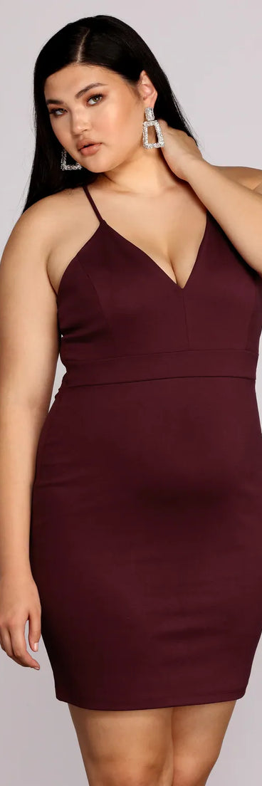 Plus Midnight Dreams Bodycon Dress