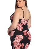 Plus Floral Fascination Midi Dress