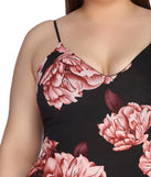 Plus Floral Fascination Midi Dress